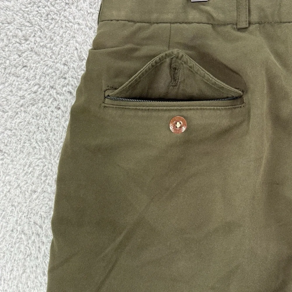 Vintage Orvis Melton Cloth Pants Size 34x32 Dark Green Made in USA‎ Pockets